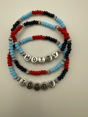 Artisan Made Hotty Toddy Bracelet Stack – Set of 3